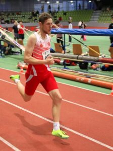 Tobias Schroth beim 200m Lauf