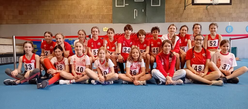 Gruppenbild Leichtathletikteam U14