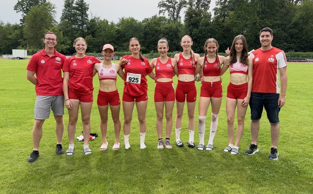 Gruppenfoto der U16-Mehrkämpferinnen