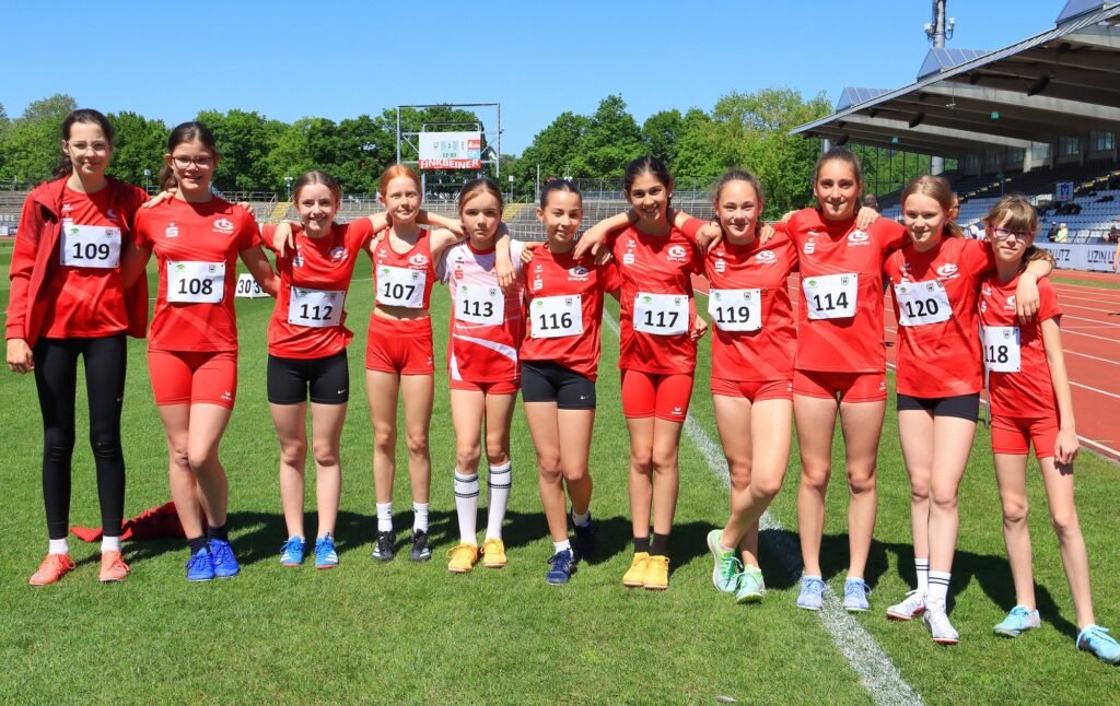 Gruppenfoto der LG-U14-Starterinnen
