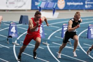 Leon beim 100-Start