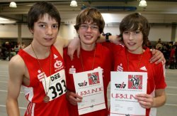 Württembergische Schüler-Hallen-Mehrkampfmeisterschaften: Pia Prosch und Jonas Waldenmaier Vizemeister
