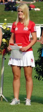 Deutsche Bestenliste 2010, Weibliche Jugend A: Saskia Rösiger am weitesten vorne