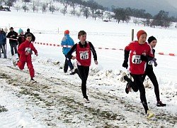Baden-württ. Crosslaufmeisterschaften in Neidlingen: Durch Eis und Schnee gekämpft