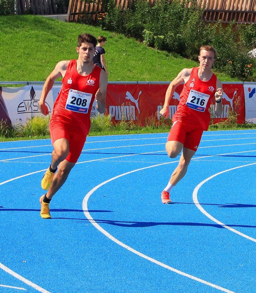 Ben Frei und Lukas Wagner über 200m