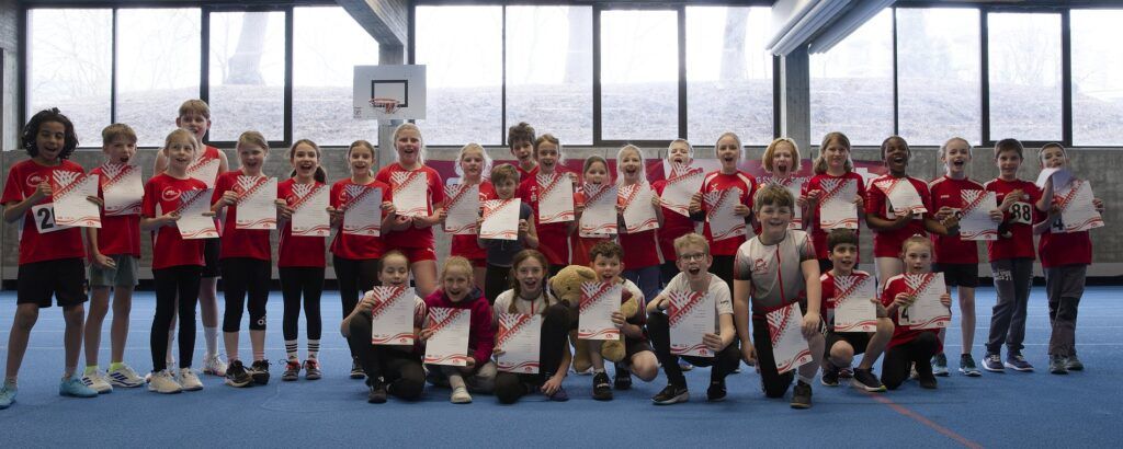 Siegerehrung des U12-KiLa-Wettkampfs